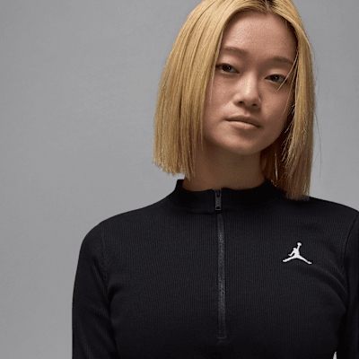 Jordan Women's 1/2-Zip Long-Sleeve Knit Dress. Nike.com